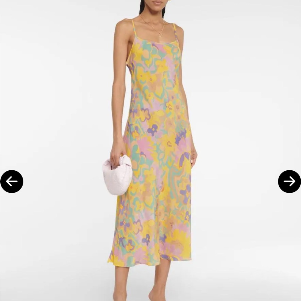 Colorful Floral Slip Dress